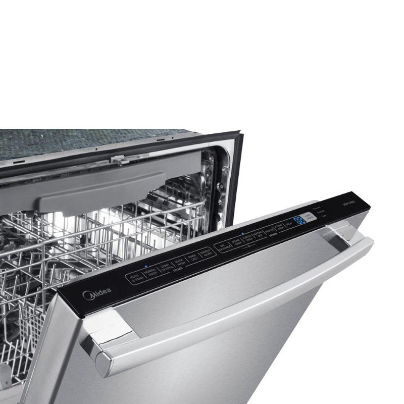 Forno 3-Piece Appliance Package - 48" Dual Fuel Range, French Door Refrigerator, and Dishwasher in Stainless Steel Appliance Package Forno 