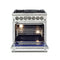 Forno 30" Capriasca Dual Fuel Range with 240v Electric Oven - 5 Burners, Convection Oven and 100,000 BTUs (FFSGS6187-30) Ranges Forno 