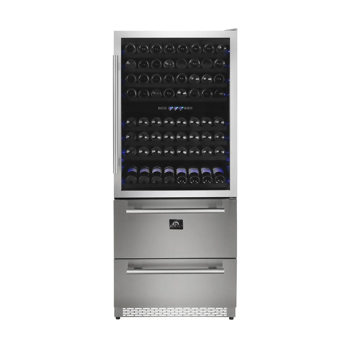 Forno 30-Inch Dual Zone Wine Cooler & Refrigerator Drawer