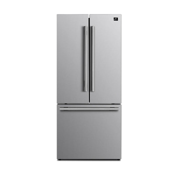 Forno 31" French Door Refrigerator with 17.5 Cu. Ft., No Frost, and Ice Marker in Stainless Steel (FFFFD1974-31SB) Refrigerators Forno 