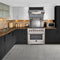 Forno 36" Capriasca Dual Fuel Range - Gas Cooktop with 240v Electric Oven - 6 Burners, Convection Oven and 120,000 BTUs (FFSGS6187-36) Ranges Forno 