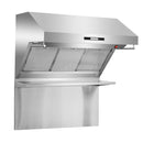 Forno 3-Piece Appliance Package - 36-Inch Gas Range, 60-Inch Pro-Style Refrigerator & Wall Mount Hood with Backsplash in Stainless Steel