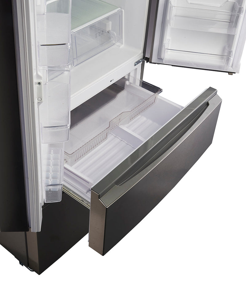 Forno 37" Bovino Built-In Counter Depth French Door Refrigerator with 19 Cu.Ft., No Frost, in Stainless Steel with Decorative Grill (FFFD1907-37SG) Refrigerators Forno 