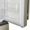 Forno 37" Bovino Built-In Counter Depth French Door Refrigerator with 19 Cu.Ft., No Frost, in Stainless Steel with Decorative Grill (FFFD1907-37SG) Refrigerators Forno 