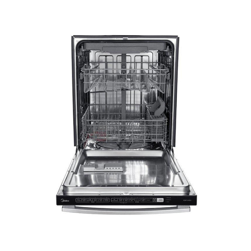 Forno 4-Piece Appliance Package - 36" Gas Range, 36" Refrigerator with Water Dispenser, Wall Mount Hood with Backsplash, & 3-Rack Dishwasher in Stainless Steel Appliance Package Forno 