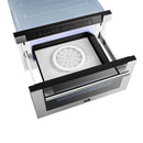 Forno 4-Piece Pro Appliance Package - 48" Dual Fuel Range, 36" Refrigerator with Water Dispenser, Microwave Drawer, & 3-Rack Dishwasher in Stainless Steel Appliance Package Forno 