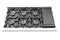 Forno 48" Capriasca Gas Range with 8 Burners and 160,000 BTUs (FFSGS6260-48) Ranges Forno 