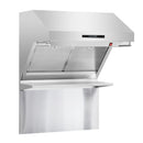 Forno 5-Piece Pro Appliance Package - 30" Gas Range, 36" Refrigerator with Water Dispenser, Wall Mount Hood with Backsplash, Microwave Oven, & 3-Rack Dishwasher in Stainless Steel Appliance Package Forno 