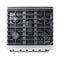 Thor Kitchen 2-Piece Appliance Package - 30" Gas Range & Premium Wall Mounted Hood in Stainless Steel Appliance Package Thor Kitchen 
