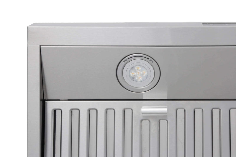 Thor Kitchen 2-Piece Appliance Package - 36" Electric Range and Wall Mount Hood in Stainless Steel Appliance Package Thor Kitchen 