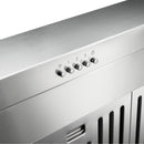 Thor Kitchen 2-Piece Appliance Package - 36" Electric Range and Wall Mount Hood in Stainless Steel Appliance Package Thor Kitchen 