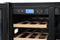 Thor Kitchen 24" 21-Bottles and 95-Cans Indoor Independent Dual Zone Wine Beverage Center (TBC2401D1)