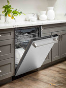 Thor Kitchen 24" Built-In Top Control Dishwasher in Stainless Steel, 45 dBA (HDW2401SS)