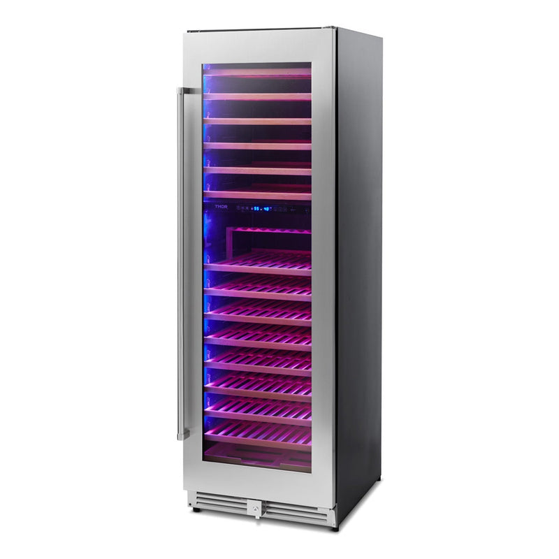 Thor Kitchen 24 in. 162 Bottle - Dual Zone - Freestanding Wine Cooler (TWC2403DI)