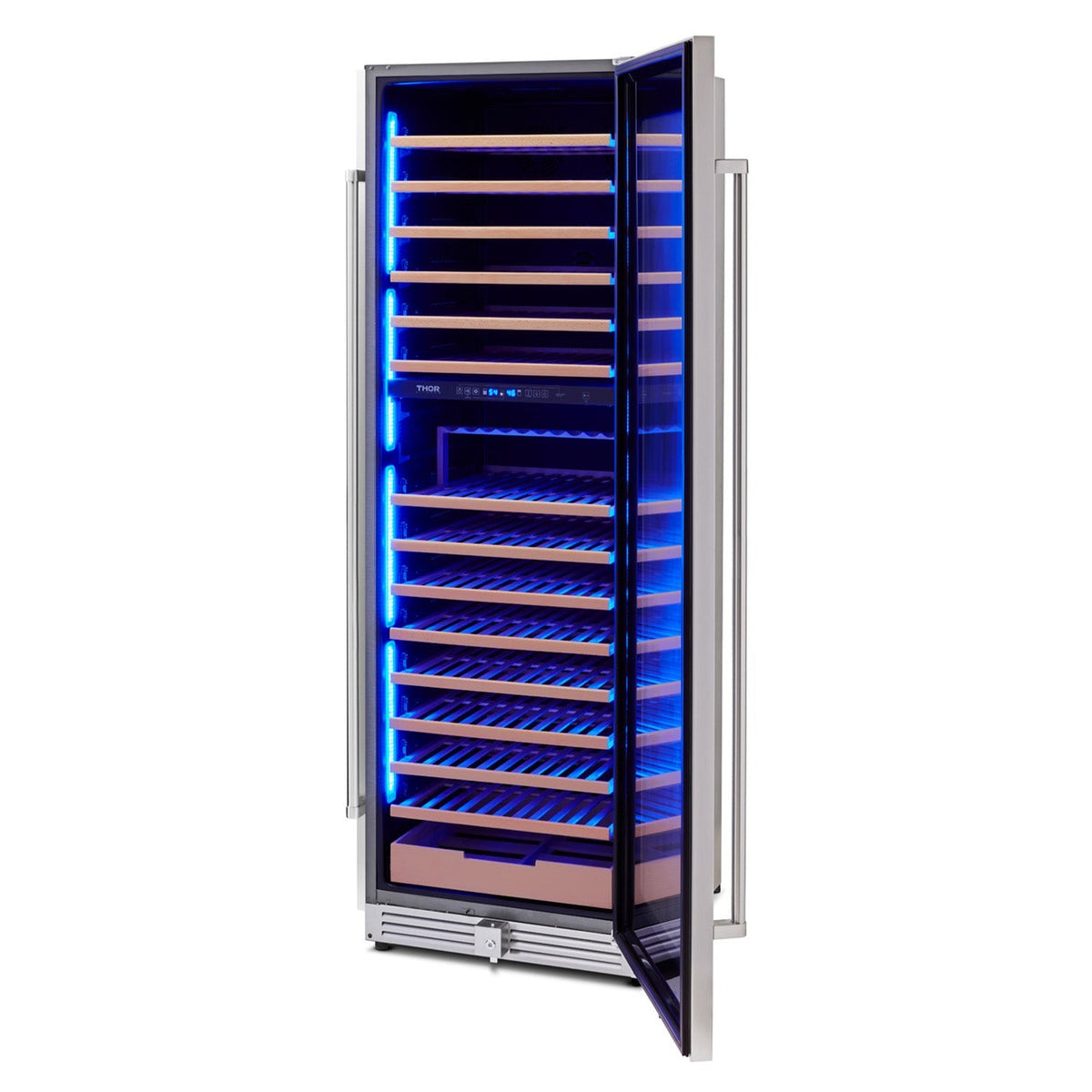 Thor Kitchen 24 in. 162 Bottle - Dual Zone - Freestanding Wine Cooler