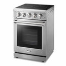 Thor Kitchen 3-Piece Appliance Package - 24-Inch Electric Range, Refrigerator with Water Dispenser, & Dishwasher in Stainless Steel Appliance Package Thor Kitchen 