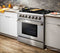 Thor Kitchen 3-Piece Pro Appliance Package - 36" Dual Fuel Range, Dishwasher & Refrigerator in Stainless Steel Appliance Package Thor Kitchen 