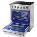 Thor Kitchen 30" 4.55 cu. ft. Oven Electric Range in Stainless Steel (HRE3001)