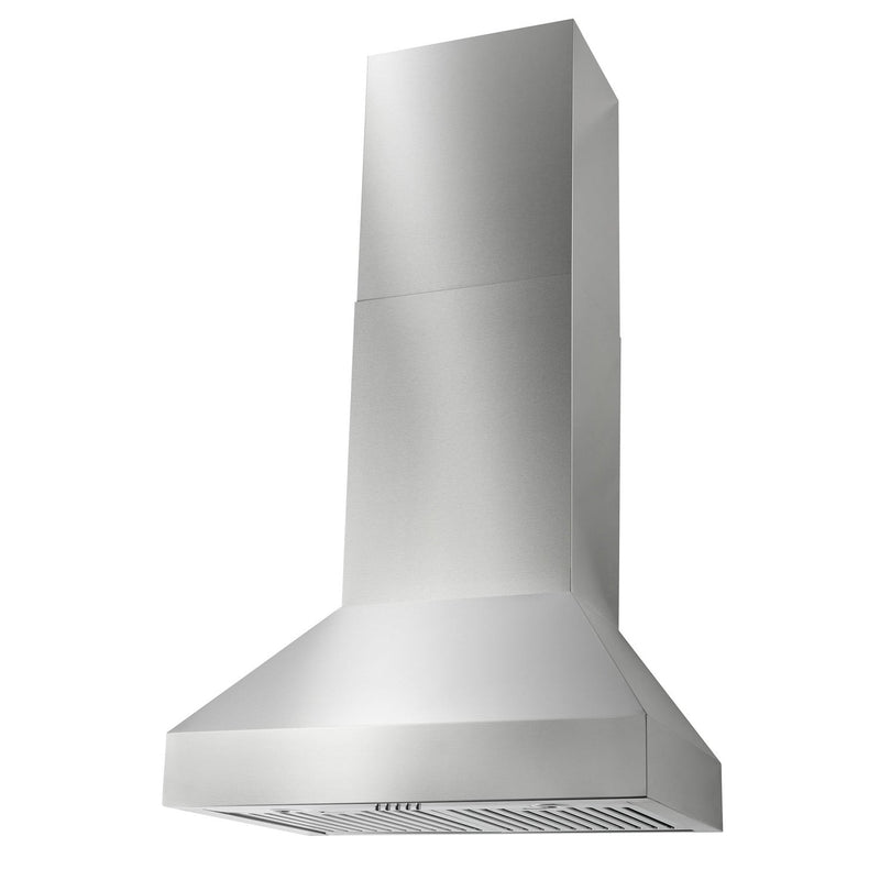 Thor Kitchen 30” Professional Wall Mount Pyramid Range Hood with 1000 CFM Motor in Stainless Steel (TRH30P)