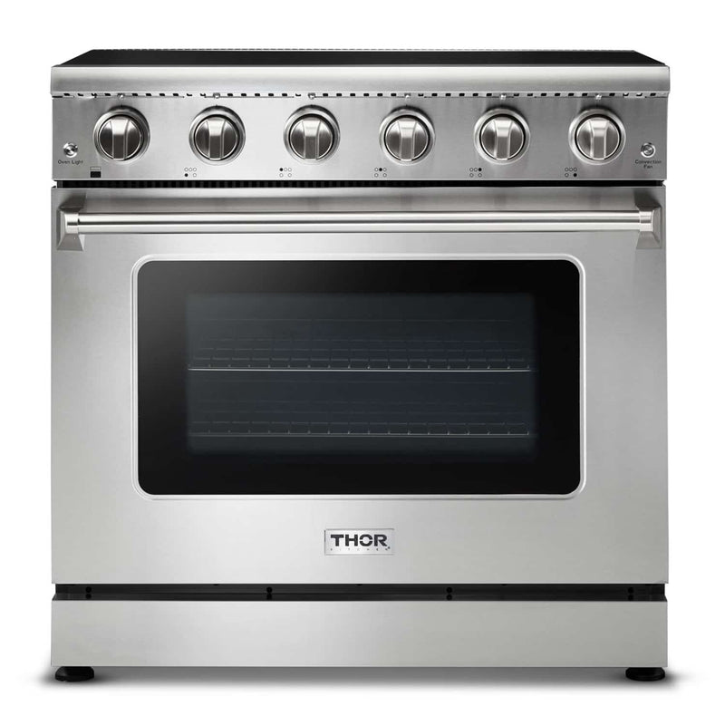 Thor Kitchen 36" 6.0 cu. ft. Oven Electric Range in Stainless Steel (HRE3601)