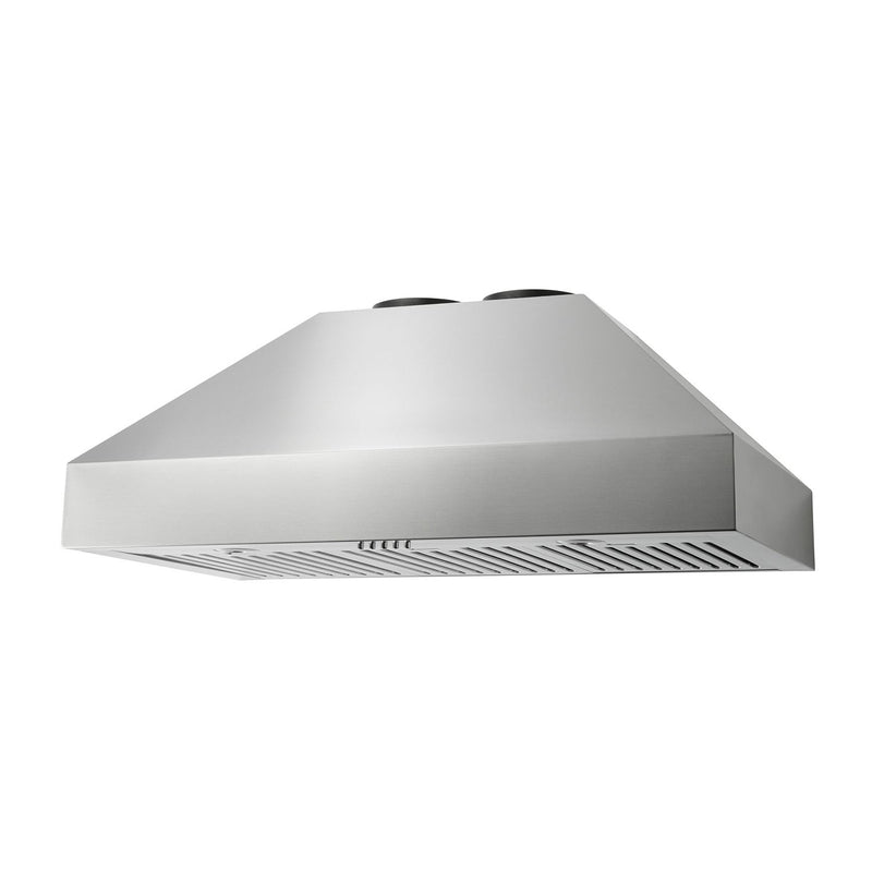 Thor Kitchen 36” Professional Wall Mount Pyramid Range Hood with 1000 CFM Motor in Stainless Steel (TRH36P)