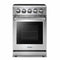Thor Kitchen 4-Piece Appliance Package - 24" Electric Range, French Door Refrigerator, Dishwasher, and Microwave Drawer in Stainless Steel Appliance Package Thor Kitchen 