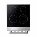 Thor Kitchen 4-Piece Appliance Package - 24-Inch Electric Range, Refrigerator with Water Dispenser, Dishwasher, & Microwave Drawer in Stainless Steel Appliance Package Thor Kitchen 