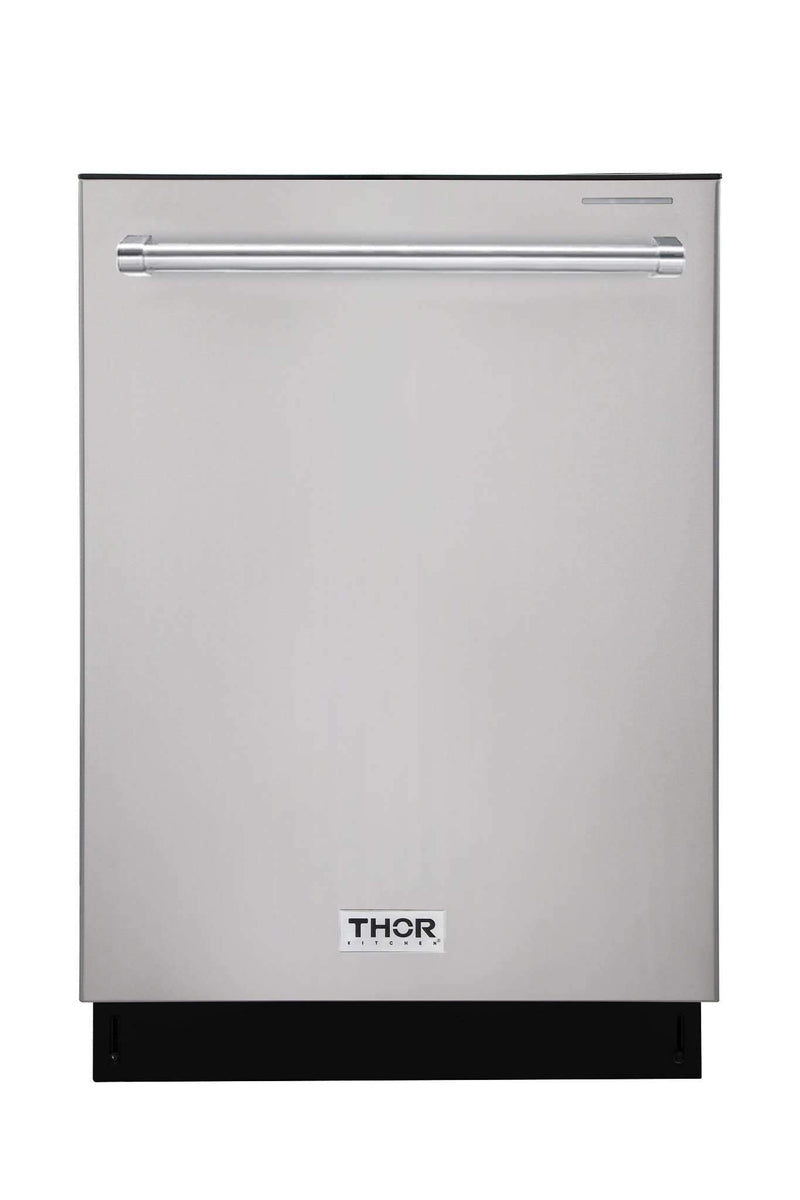 Thor Kitchen 4-Piece Pro Appliance Package - 30" Cooktop, Wall Oven, Dishwasher & Refrigerator with Water Dispenser in Stainless Steel Appliance Package Thor Kitchen 