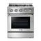 Thor Kitchen 4-Piece Pro Appliance Package - 30" Dual Fuel Range, French Door Refrigerator, Under Cabinet Hood and Dishwasher in Stainless Steel Appliance Package Thor Kitchen 