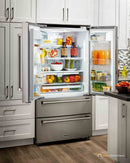 Thor Kitchen 4-Piece Pro Appliance Package - 48" Dual Fuel Range, French Door Refrigerator, and Dishwasher in Stainless Steel Appliance Package Thor Kitchen 