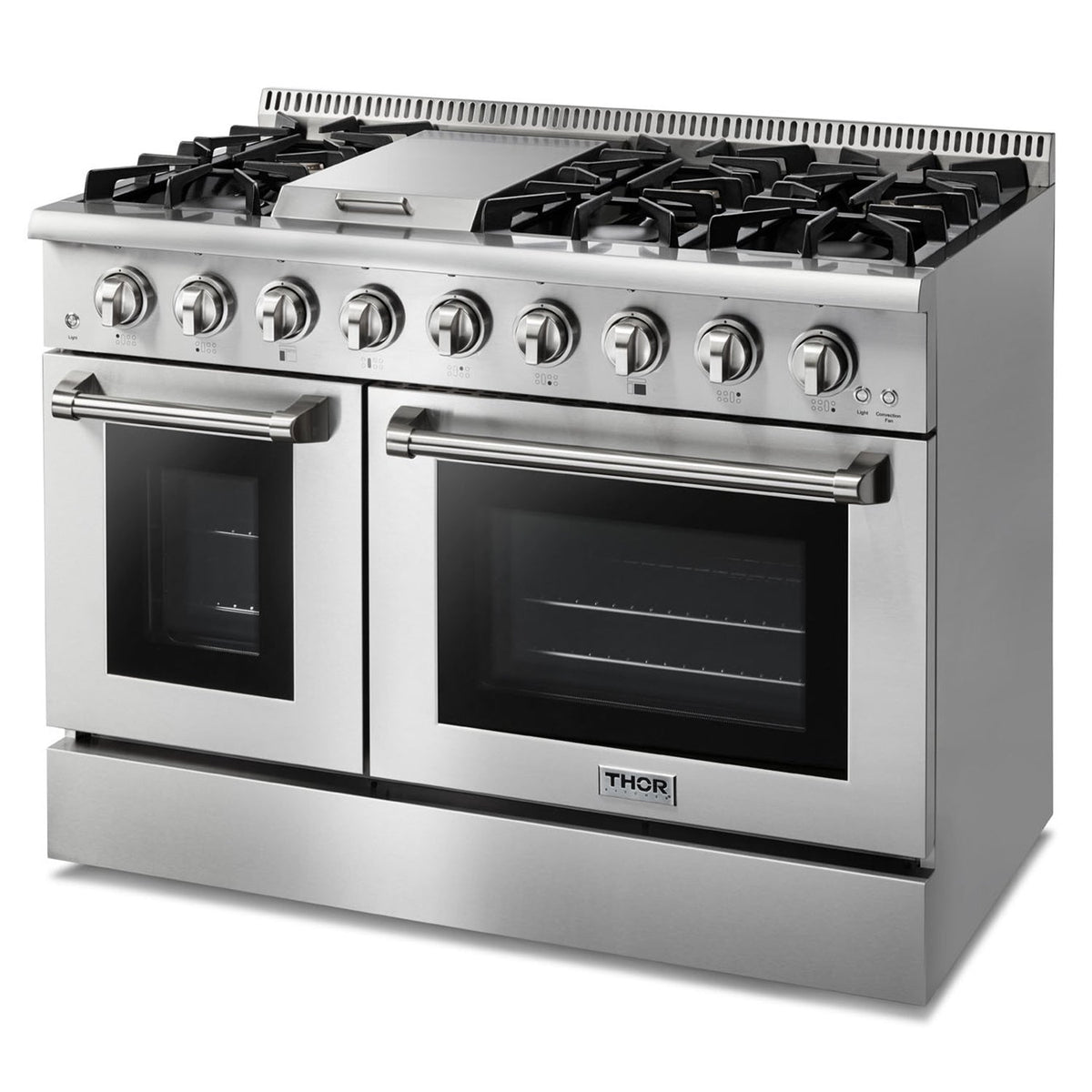 Thor Kitchen 48-Inch 6.7 cu. ft. Professional Natural Gas Range in Sta