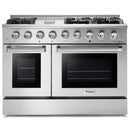 Thor Kitchen 48" 6.7 cu. ft. Professional Gas Range in Stainless Steel with Double Oven (HRG4808U)