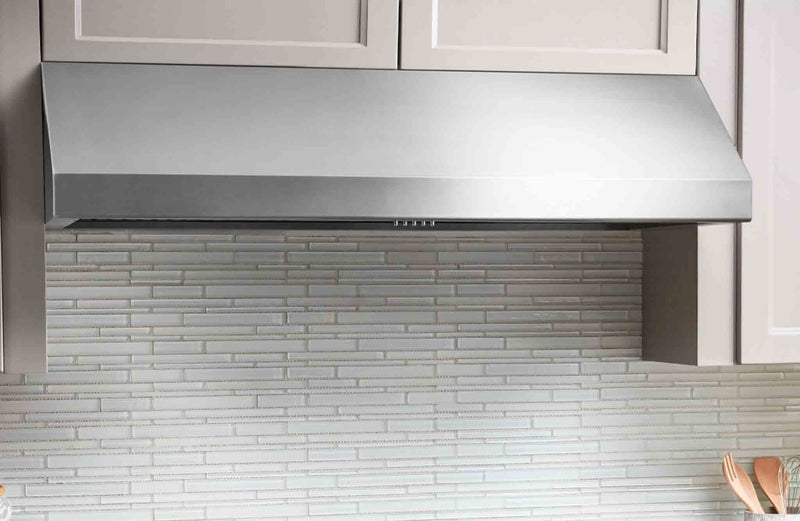 Thor Kitchen 4-Piece Pro Appliance Package - 48" Gas Range, French Door Refrigerator, Dishwasher & Under Cabinet 11" Tall Hood in Stainless Steel