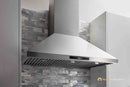 Thor Kitchen 5-Piece Appliance Package - 30" Electric Range, French Door Refrigerator, Wall Mount Hood, Dishwasher, and Microwave Drawer in Stainless Steel Appliance Package Thor Kitchen 