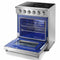 Thor Kitchen 5-Piece Appliance Package - 30-Inch Electric Range, Refrigerator with Water Dispenser, Dishwasher, Microwave Drawer, & Wine Cooler in Stainless Steel Appliance Package Thor Kitchen 