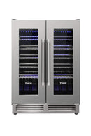 Thor Kitchen 5-Piece Appliance Package - 36" Electric Range, French Door Refrigerator, Dishwasher, Microwave Drawer, & Wine Cooler in Stainless Steel Appliance Package Thor Kitchen 