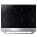 Thor Kitchen 5-Piece Appliance Package - 36" Electric Range, French Door Refrigerator, Under Cabinet Hood, Dishwasher, & Wine Cooler in Stainless Steel Appliance Package Thor Kitchen 