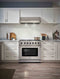 Thor Kitchen 5-Piece Appliance Package - 36" Gas Range, French Door Refrigerator, Under Cabinet Hood, Dishwasher, and Microwave Drawer in Stainless Steel Appliance Package Thor Kitchen 