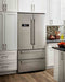 Thor Kitchen 5-Piece Appliance Package - 48" Gas Range, French Door Refrigerator, Pro Wall Mount Hood, Dishwasher, and Wine Cooler in Stainless Steel Appliance Package Thor Kitchen 
