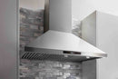 Thor Kitchen 5-Piece Pro Appliance Package - 30" Gas Range, French Door Refrigerator, Wall Mount Hood, Dishwasher, and Microwave Drawer in Stainless Steel Appliance Package Thor Kitchen 