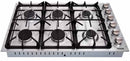 Thor Kitchen 5-Piece Pro Appliance Package - 36" Cooktop, Wall Oven, Wall Mount Hood, Dishwasher & Refrigerator with Water Dispenser in Stainless Steel Appliance Package Thor Kitchen 