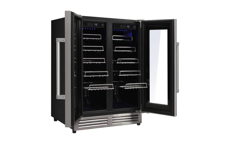 Thor Kitchen 5-Piece Pro Appliance Package - 48" Gas Range, French Door Refrigerator, Dishwasher, and Wine Cooler in Stainless Steel Appliance Package Thor Kitchen 