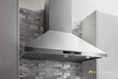 Thor Kitchen 6-Piece Appliance Package - 30-Inch Electric Range, Refrigerator with Water Dispenser, Wall Mount Hood, Dishwasher, Microwave Drawer, & Wine Cooler in Stainless Steel Appliance Package Thor Kitchen 