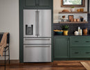 Thor Kitchen 6-Piece Appliance Package - 48-Inch Gas Range, Wall Oven, Pro Wall Mount Hood, Refrigerator with Water Dispenser, Dishwasher, Microwave Drawer, & Wine Cooler in Stainless Steel Appliance Package Thor Kitchen 
