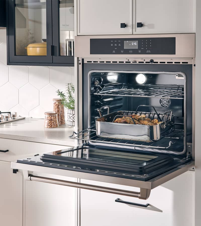 Thor Kitchen 6-Piece Pro Appliance Package - 30" Cooktop, Wall Oven, Wall Mount Hood, Refrigerator, Dishwasher, & Microwave Drawer in Stainless Steel Appliance Package Thor Kitchen 