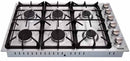 Thor Kitchen 6-Piece Pro Appliance Package - 36" Cooktop, Wall Oven, Wall Mount Hood, Refrigerator, Dishwasher & Microwave Drawer in Stainless Steel Appliance Package Thor Kitchen 