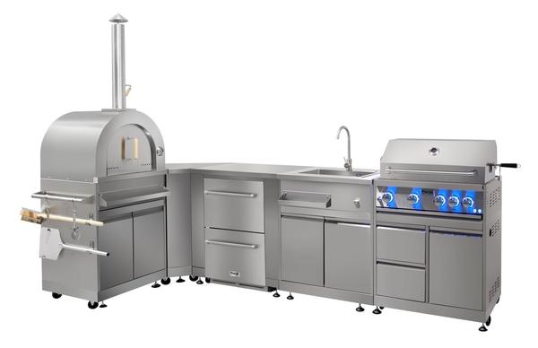 Thor Kitchen Outdoor Kitchen 7-Piece Grill Package